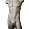 Leopard G-String Men Sexy Underwear Bulge Pouch T-Back Thongs Ice Silk Underpants Mini Panties Low Rise Knickers Bikini Briefs
