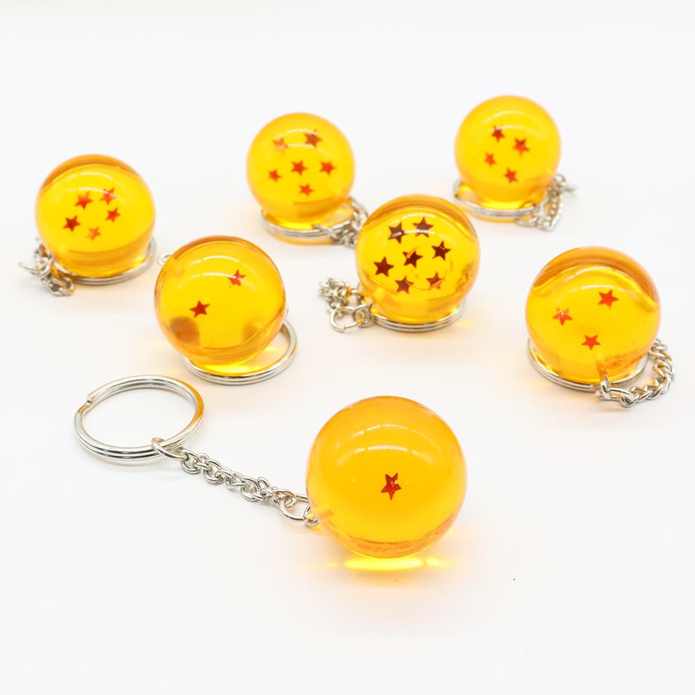 

New Keychain Wishing Gift Toy Summoning God Dragon Star Ball Cartoon Pendant Anime Pendant Toy Gifts
