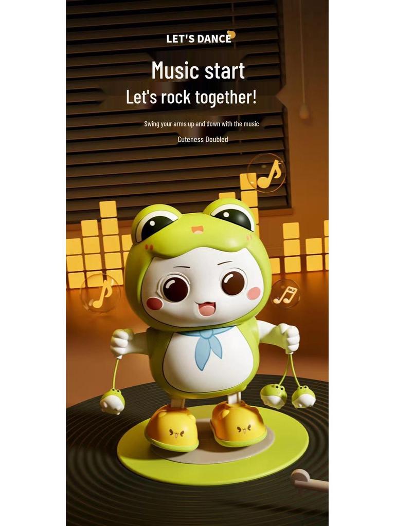 Dancing Frog Robot Toy with Lights & Music - Educational Gift for Kids