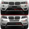 For BMW X3 F25 11-14 Front Top Light + Bottom Fog Light Lamp Chrome Cover Trim Car Interior Supplies Car Interior