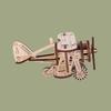 3D Puzzle Diy Wooden Toy Small Aircraft Assembly Model Adult Birthday Halloween Christmas Gift