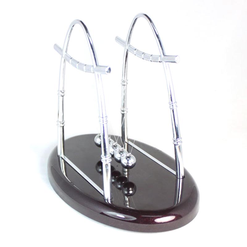 Newtons Wiege Chaotisches Pendel: Kreatives Metall- und Kunststoff-Schreibtischornament zur Entspannung