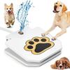 Hond Buiten Drinkfontein Stap-op Roestvrij Staal Automatische Drinkdispenser voor Zomer Interactieve Fontein Plezier Huisdier Speelgoed