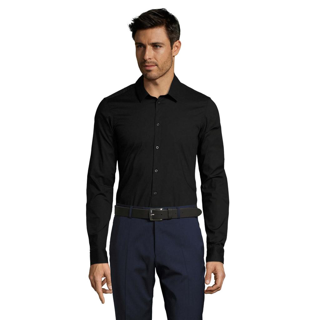 SOLS Mens Blake Stretch Long-Sleeved Shirt