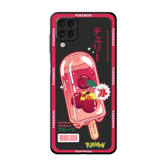 

Чехол Pokemon IceCream Pikachu для Samsung Galaxy A52 A12 A32 A51 A21s A71 A13 A53 A22 A31 A72 A03 A02s A41 черный чехол для телефона Samsung A40