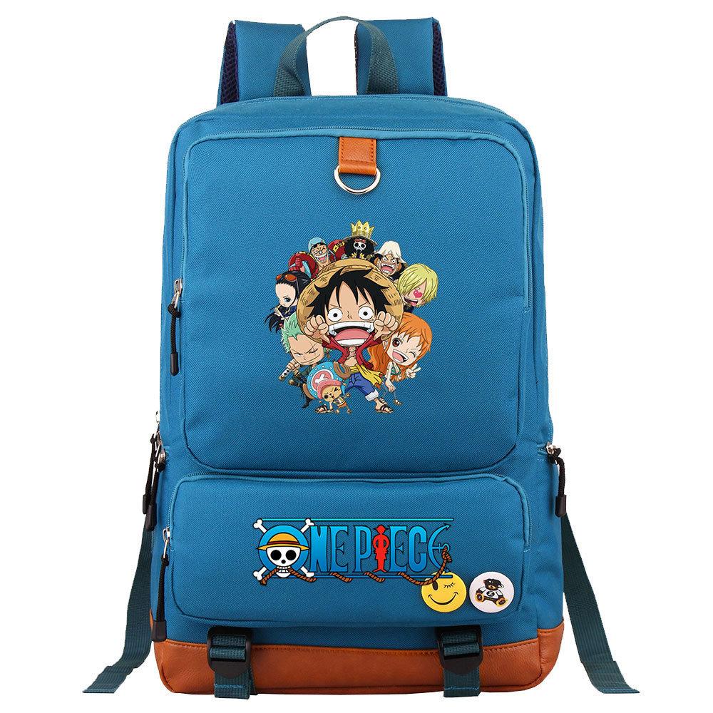 Anime Cartoon Print Teen Student Schoolbag Large Capacity Travel Bag Men And Women Backpack