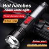 Torcia LED Super Luminosa Ricaricabile USB Luce Torcia con LED 30W Illuminazione 1500 Metri Lanterna LED
