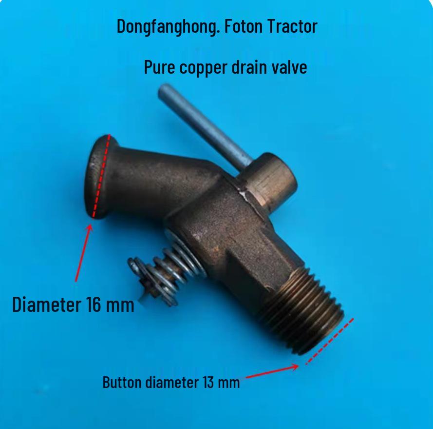 16mm Drain Cock for Single-Cylinder Diesel Engine or Tractor