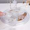 1pc, Multi layer rotating jewelry rack, neckla display rack, jewelry storage rack, bralet hanging rack