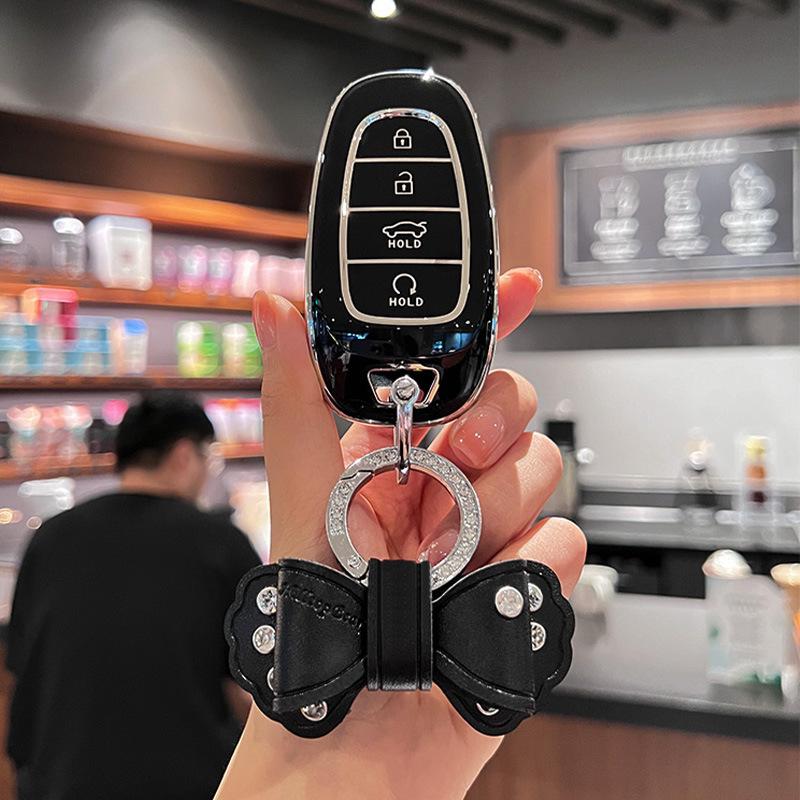 Beijing Hyundai Elantra Key Cover for Yuedong Shengda Mingtu Yixing iX35 - Car Protective Shell Bag