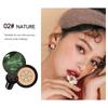 Ocheal BB Cream Compacto con Cojín de Aire Base de Maquillaje Corrector Crema para Rostro Cosméticos Maquillaje Esponja Cabeza de Hongo