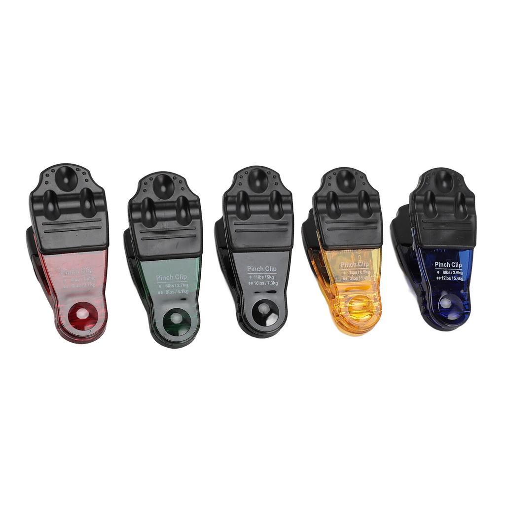 5 stk Gradert Klypeøvelse Sterk Magnetisk Plast Fingerstyrker Klype Styrketrener for Kondisjonering