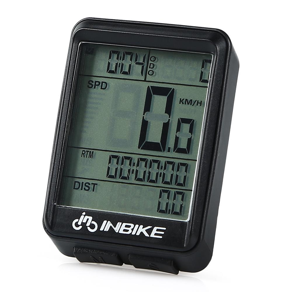 Speedometer, Multifunctional Wireless LCD Display Odometer, Records Distance and Time for Cycling Enthusiasts