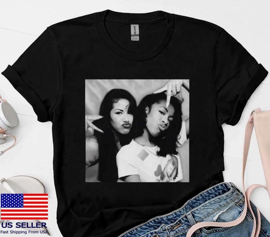 

NEW!!! Aaliyah and Selena 90s R&B Vintage T-Shirt 2XL