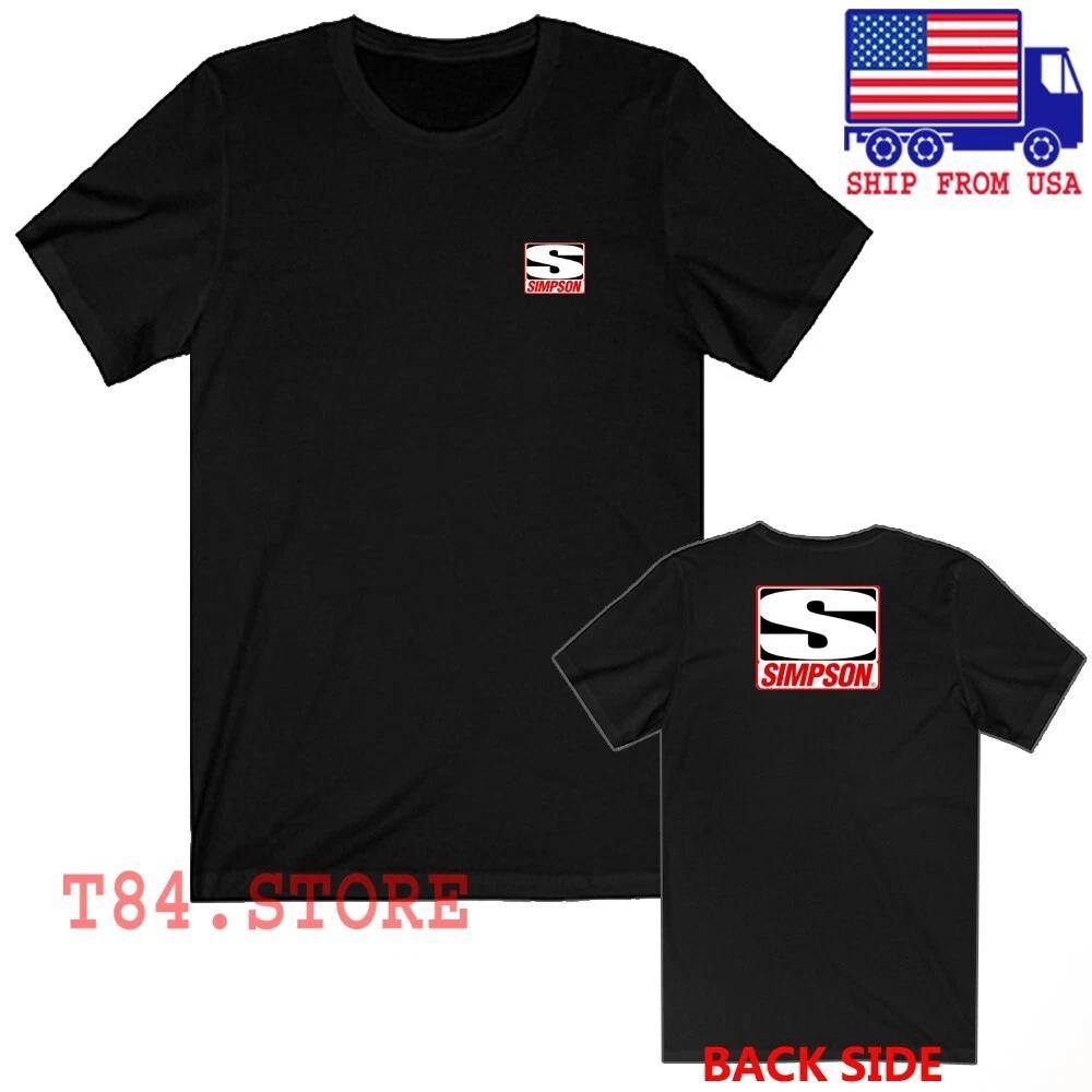 Simpson Racing Men s Black Size S-5XL 4XL