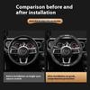 Per Jeep Jeep Wrangler Patriot Commander Grand Cherokee Compass Wagoneer Gladiator Renegade Volante in Pelle Fibra di Carbonio per Auto