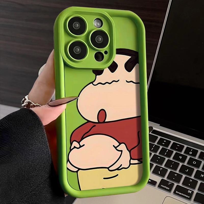 Applicable To Apple 15promax Mobile Phone Case, New Iphone14 Advanced Sense 13pro Cartoon 12 Crayon Small New 1