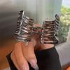 Cutout Metal High Ponytail Grab Clip Hair Clip