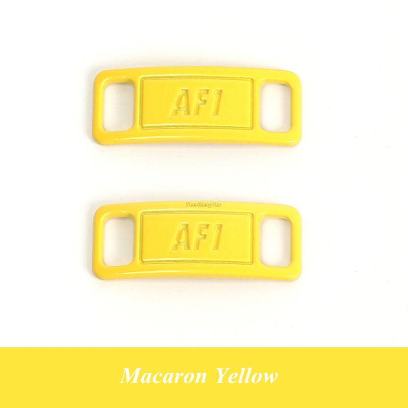 2pcs/pair AF1 Diamond Shoe Charms Fashion Laces Buckle Quality Metal Shoelaces Decorations Chapa Af1 Buckles Shoes Accessories