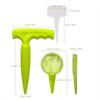 Seed Planter Tool with Dibber and Seed Dispenser Precise Planting for Small Seeds Manual Garden Seeder for Home Gardening and Gr