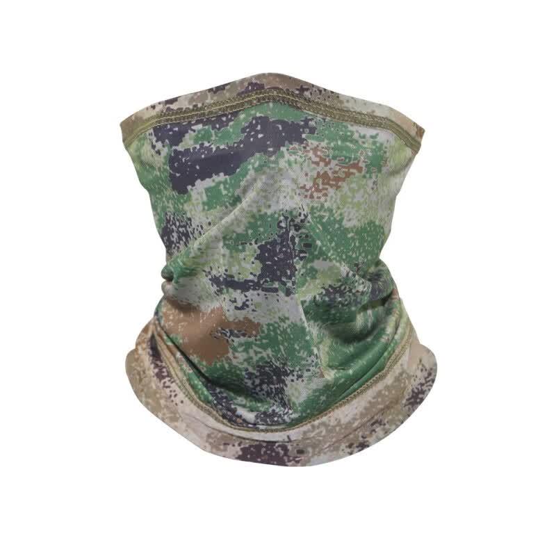 Rongsheng Double-Sided Camouflage Ice Silk Neck Gaiter & Face Mask