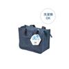 Pearl Metal Insulated Lunch Bag, Square, PEVA, Washable, Blue, D-6802