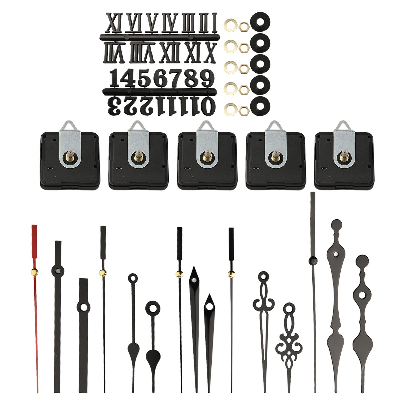 56*56*16mm Wall Clock Movement Pointer Clock Mechanism Accurate Timekeeping Clock Movement Set Clock Repair Kit For Clock Repair чёрный