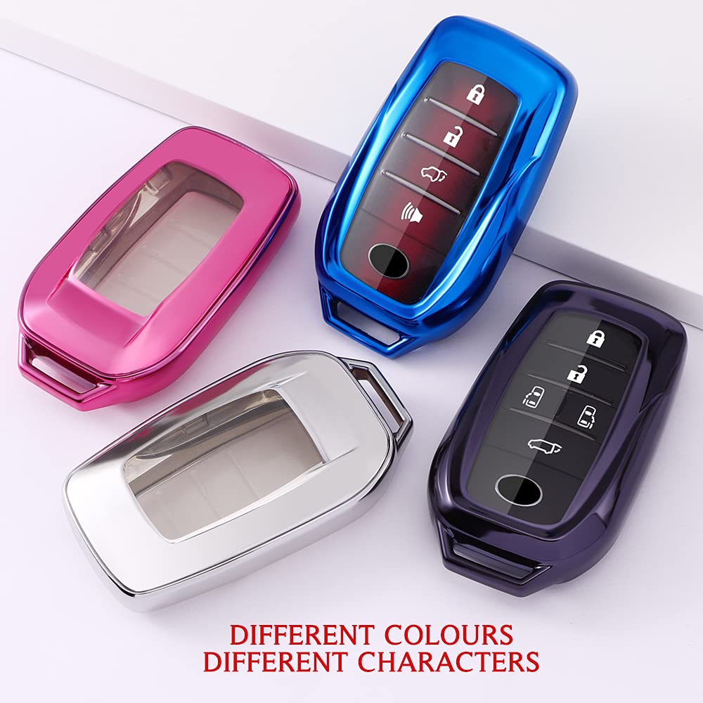 Toyota Key Case, Compatible with New Harrier, 80 Series, Hilux, GUN125, Land Cruiser 200