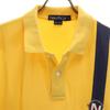 Nautica 90s Old Short Sleeve Polo Shirt L Yellow Women Used
