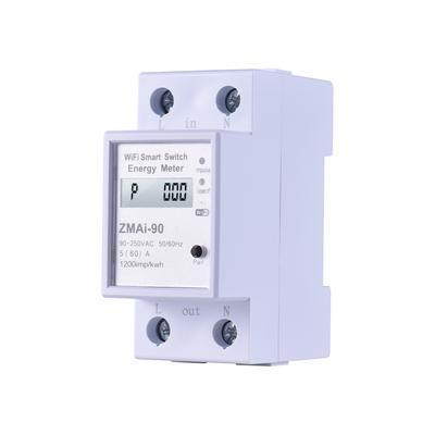 WiFi Intelligent Energy Meter Support TY APP Control Single-Phase Din Rail Smart Electricity Meter