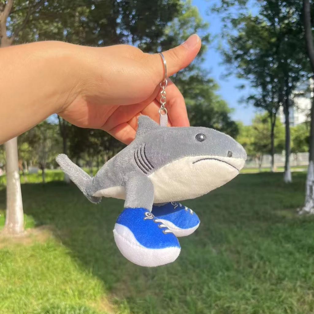 Tralalero Tralala Plush Toy Keychains Tung Tung Sahur Stuffed Plushies Kawaii Animes Italian Brainrot Cute Dolls Shark Figurine