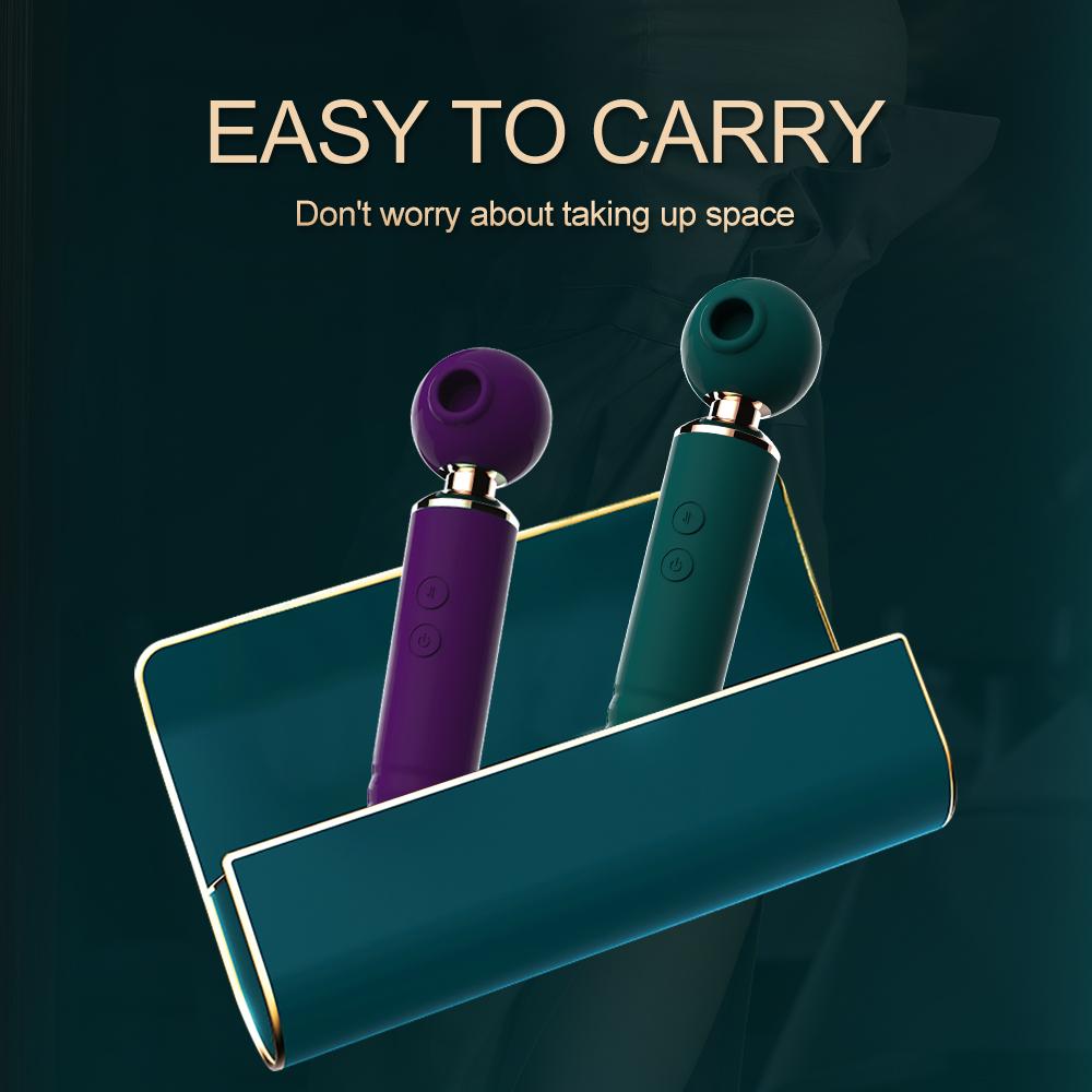 3 In 1 Clitoris Sucking Telescopic Dildo Vibrator Female Vaginal Clit Sucks Stimulator G Spot Vibrating Sex Toys For Women Couple