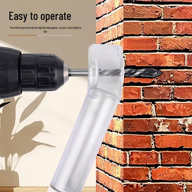 Electric Drill Dust-Free Shield: Transparent Two-in-One Dust Cover for Impact Drills