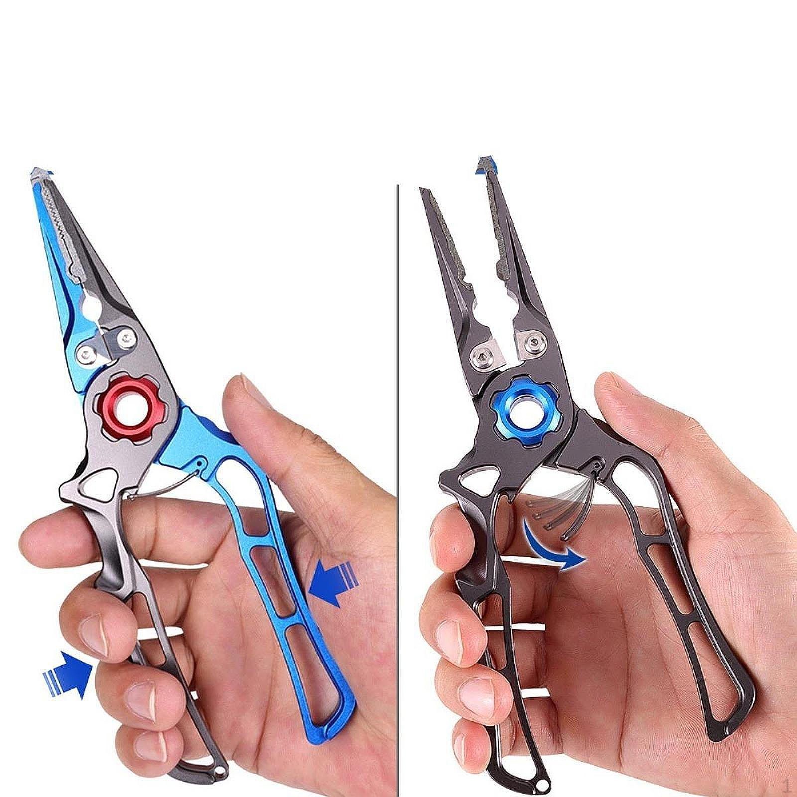 

Рыболовный гаджет с плоскогубцами и захватом для управления леской Titanium Gray