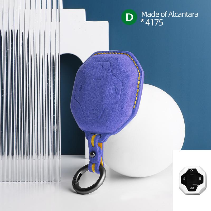 

Car Key Protection Shell Suede For For Chery Jetour Traveler Auto Key Case Cover Accessories