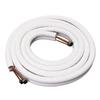 1/2/3/4/7m Insulated Copper Pipe 1/4'' 3/8'' Air Conditioner Pipes Fittings Pair Coil Tube Split Line Wire Set Air Conditioner