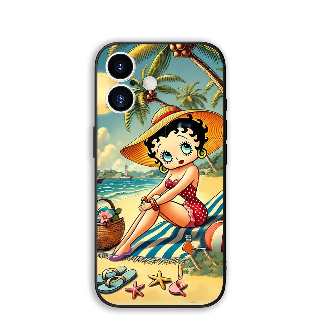 

Cover for Xiaomi Redmi 15 15C 14C 8A A4 A5 Note 8 7 14 Pro + 8T 14S Protective Phone Case Kawaii B-Bettys Anime B-Boops Redmi Note 14 5G (Global)