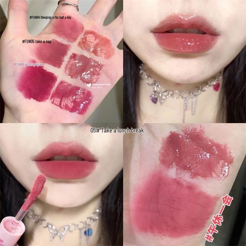 

Двусторонний блеск для губ: Серо-розовый, Зеркальный финиш, Нюдовый оттенок низкой насыщенности