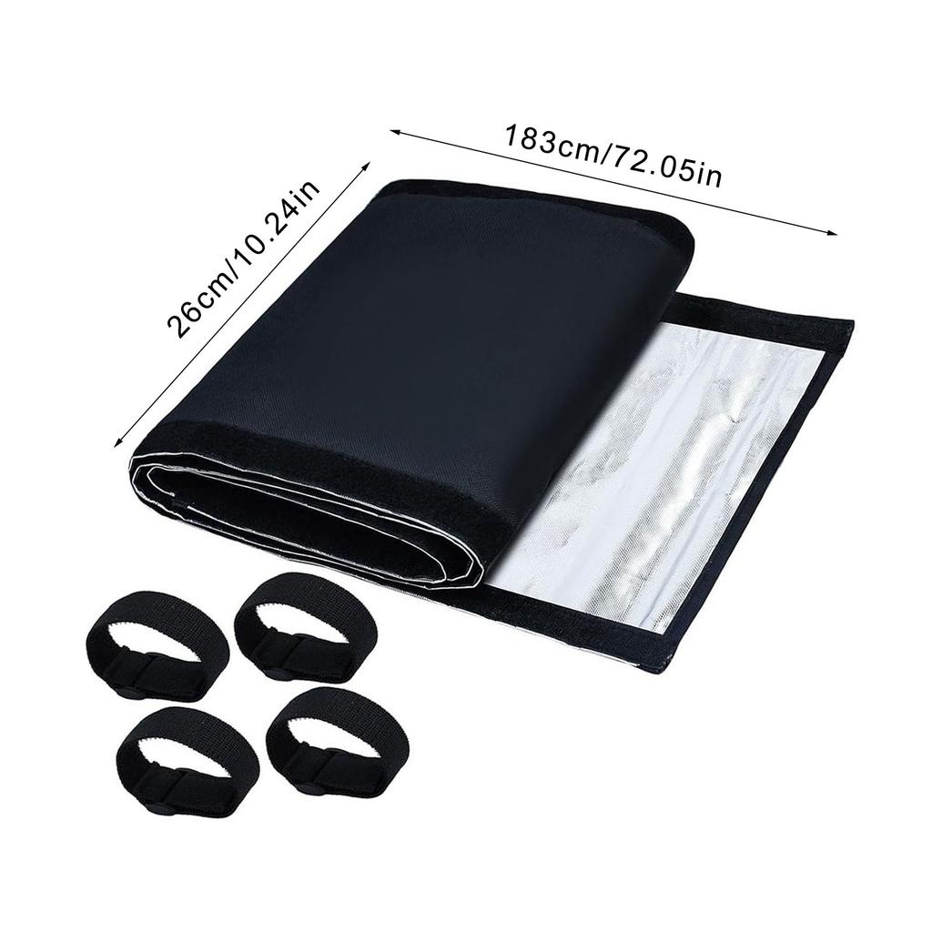 HVAC Copper Pipe Insulation Cover Protector Outdoor 600D Oxford Copper Line Insulation Sleeve Wrap Outside Adjustable