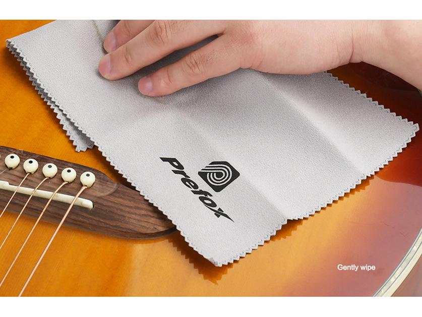 Prefox Instrument Care Set: Guitar Cleaner, Piano Maintenance Wax, String Oil.