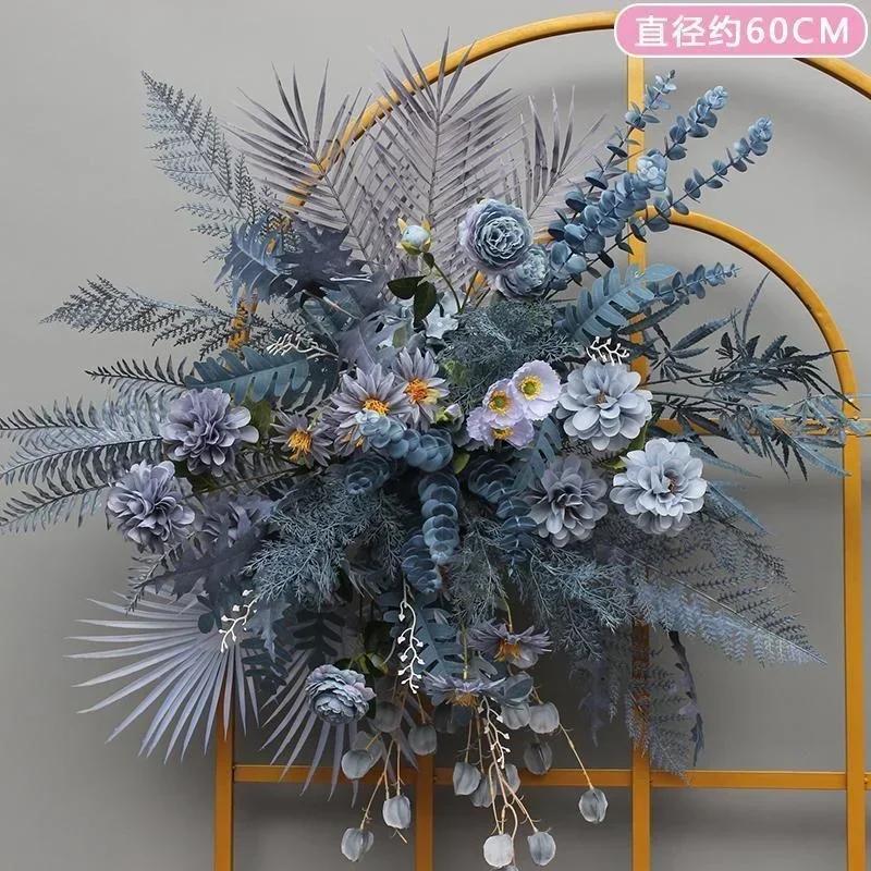 Искусственные цветочные шары для центральных элементов, свадебной арки, фона, цветочной композиции, искусственные шелковые розы, свадьбы, дорожные цветы, домашний декор