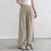 Tencel linen wide-leg pants women's summer thin new high-waisted straight loose casual mopping pants