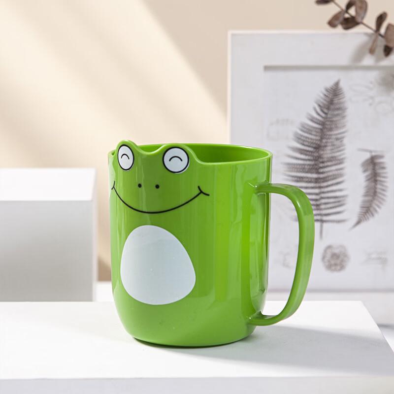 YIXI Creative Cartoon Kids Green Mouthwash Cup Set