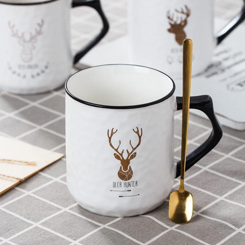 Wutuo 'A Deer With You' Ceramic Mug Gift Set, 2-Pack