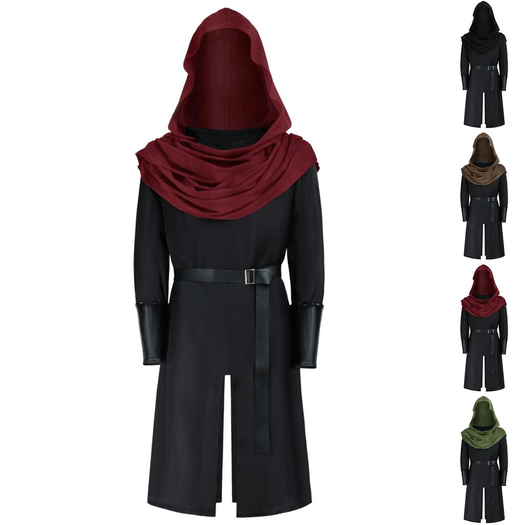 Men's Costume with Cloak for Halloween Party Cosplay