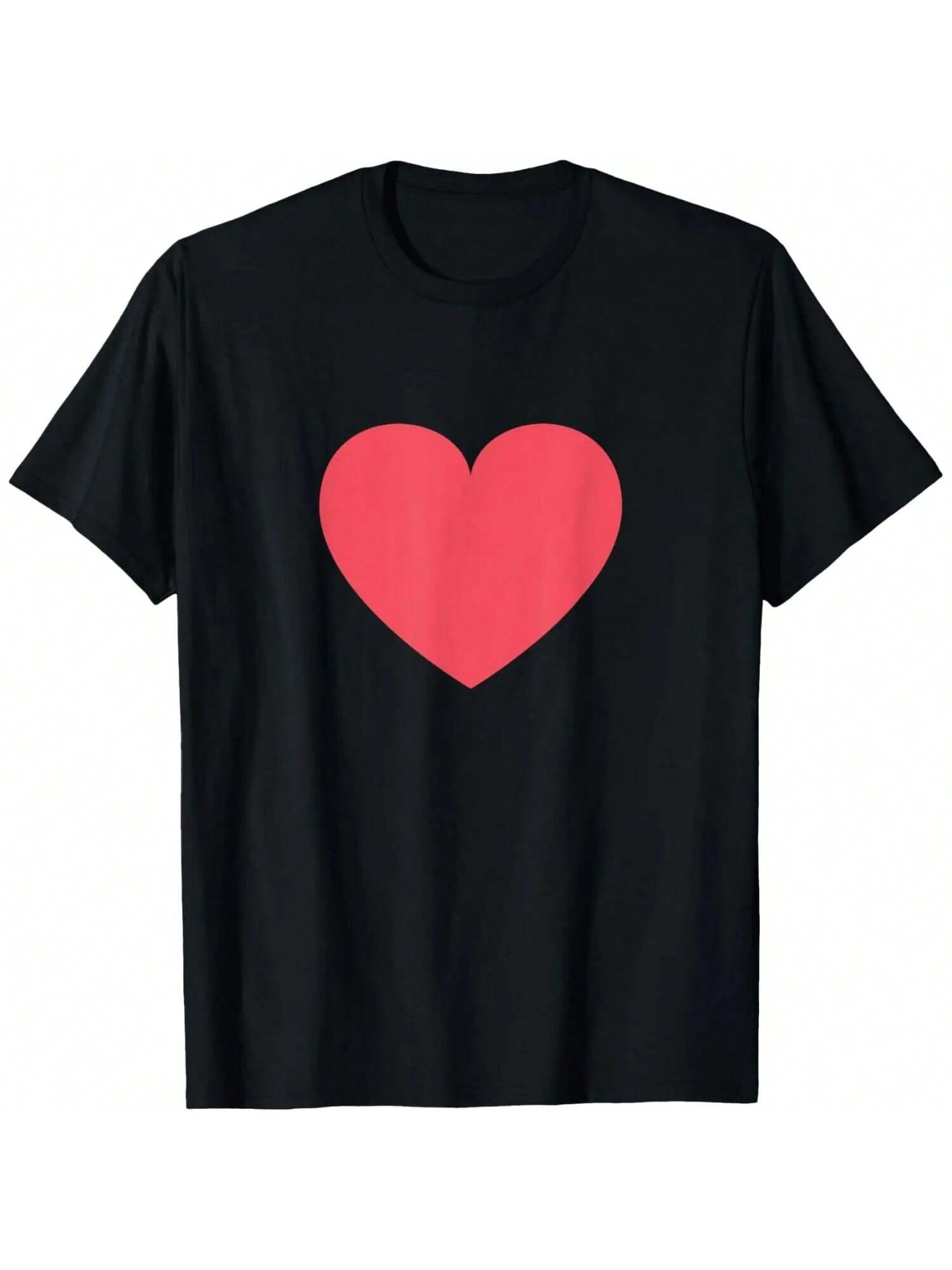 

Cute Red Heart T-Shirt XXXXXL чёрный