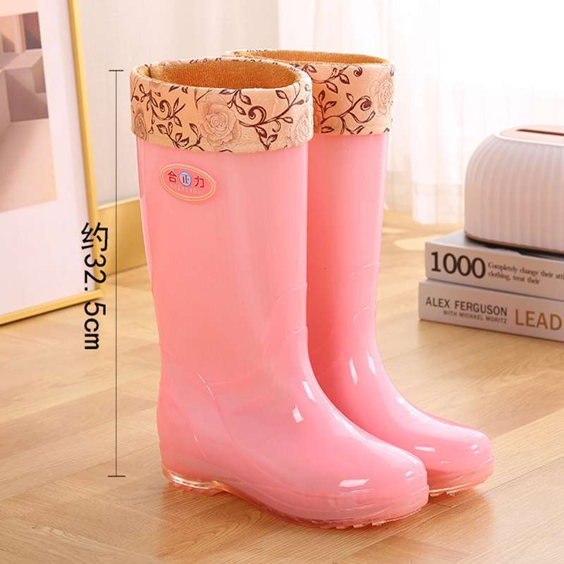 Gelee transparente Regenstiefel Wasserstiefel Regenschuhe Damen Sommer Regentage Arbeit schnelltrocknende Gummischuhe abriebfest Küche hoch wasserdicht s