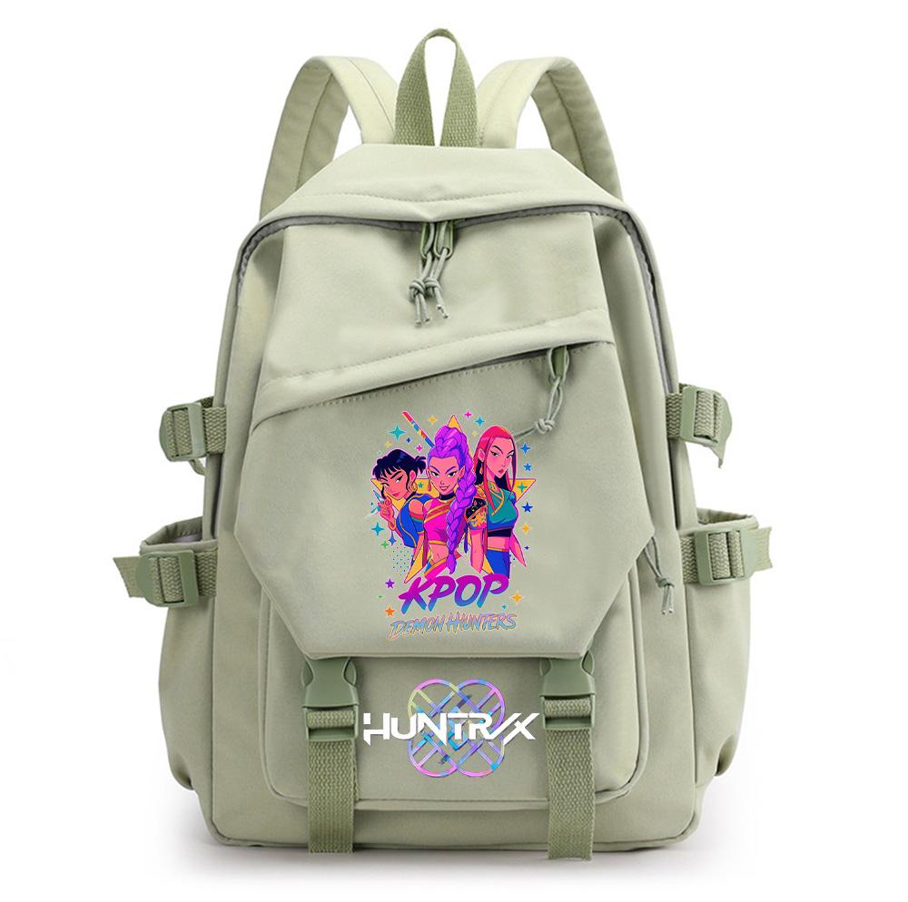Cartoon Kpop Dämonenjäger Bedruckter Rucksack für Teenager Jungen Mädchen Schultasche Kinder Schüler Wasserdichter Buchrucksack Frauen Wasserdichte Reisetasche Kindergeschenk