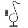 Musical Note Table Lamp Intelligent Control 180 Degree Rotation RGB Cool Desk Lamps for Living Room Bedroom Bedside