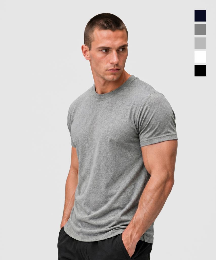 Nuateuseutyudio Frame Muscle Fit Short Sleeve T-Shirt_5Colors